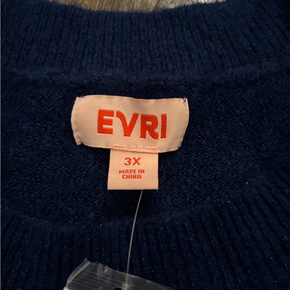 EVRI Navy Blue Sweater - Picture 2 of 2
